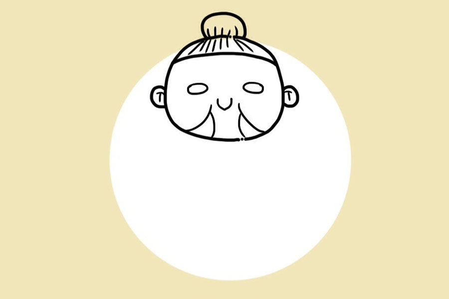 老奶奶怎么画-图4