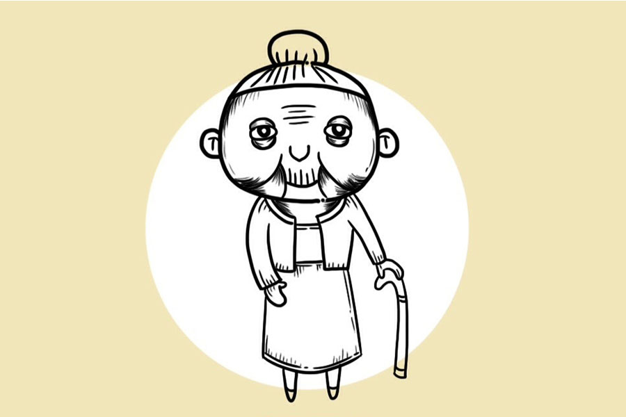 老奶奶怎么画-图7