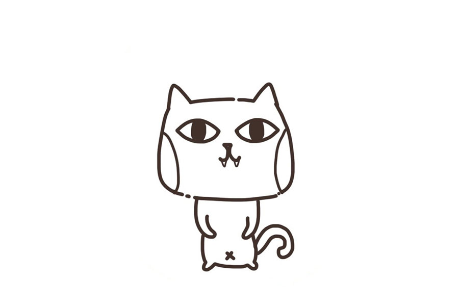 生日猫怎么画-图4