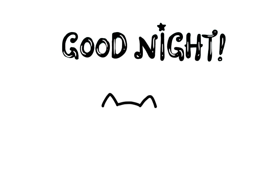 晚安猫怎么画-图1