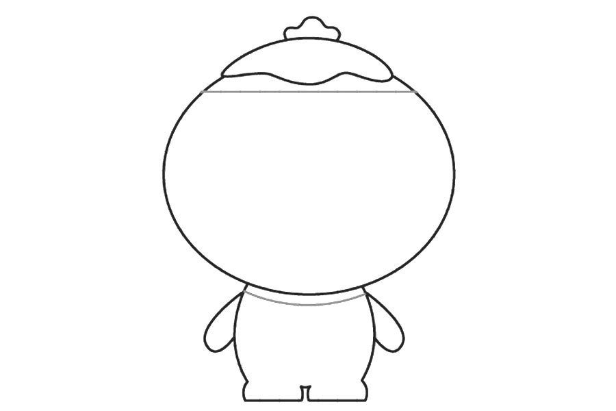 超简单雪容融的画法-图4