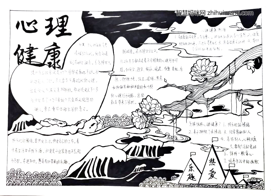 开学第一课之心理健康教育手抄报（8张）-图7