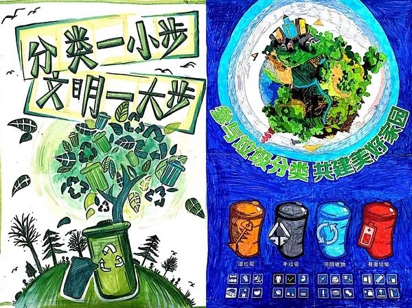 “垃圾分类，全民行动”主题手抄报一等奖（5张）-图5