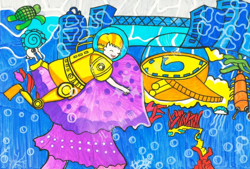 儿童创意作品-出游