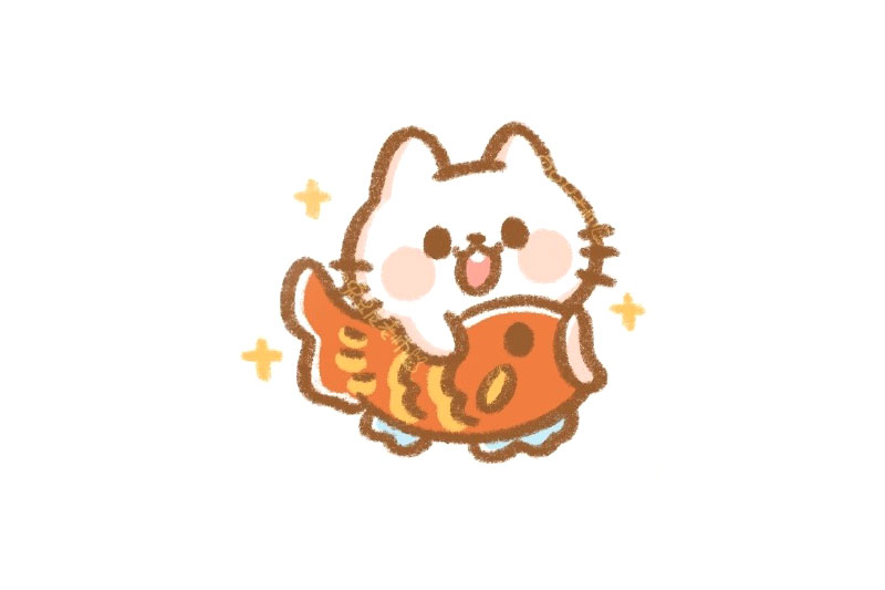 年年有鱼 可爱新年简笔画