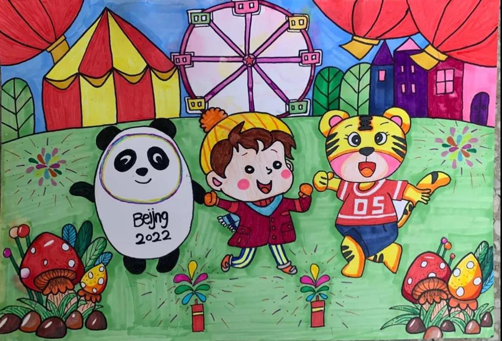 “北京2022，一起向未来”主题绘画图片（8张）-图2