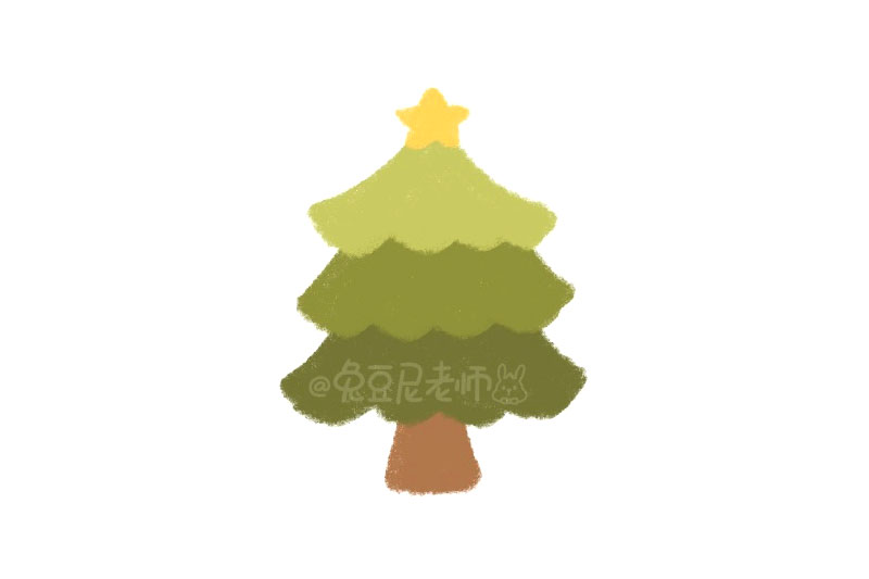 圣诞树怎么画简单漂亮-图2