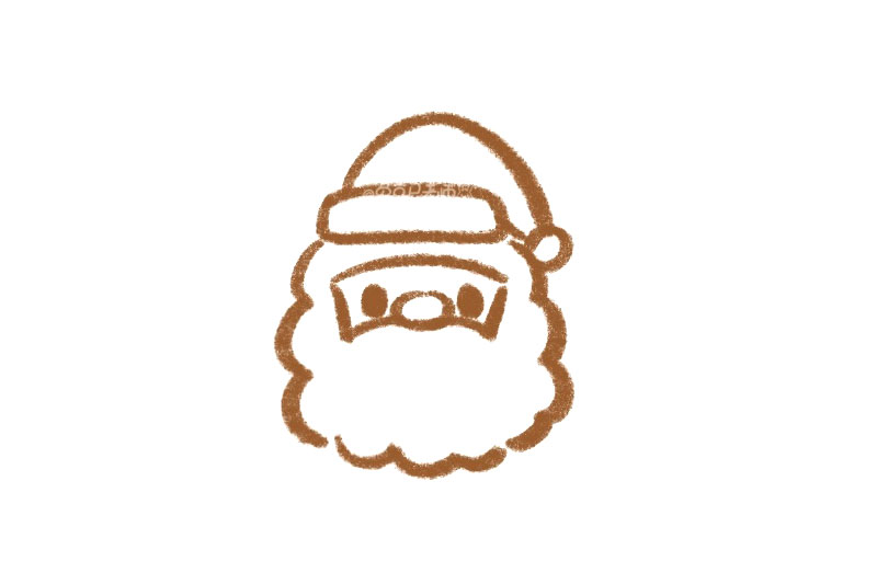 简单圣诞老人怎么画-图3