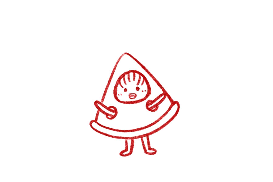 西瓜小人简笔画教程-图5