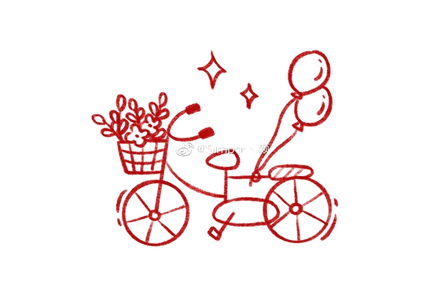 浪漫自行车这么画-图8