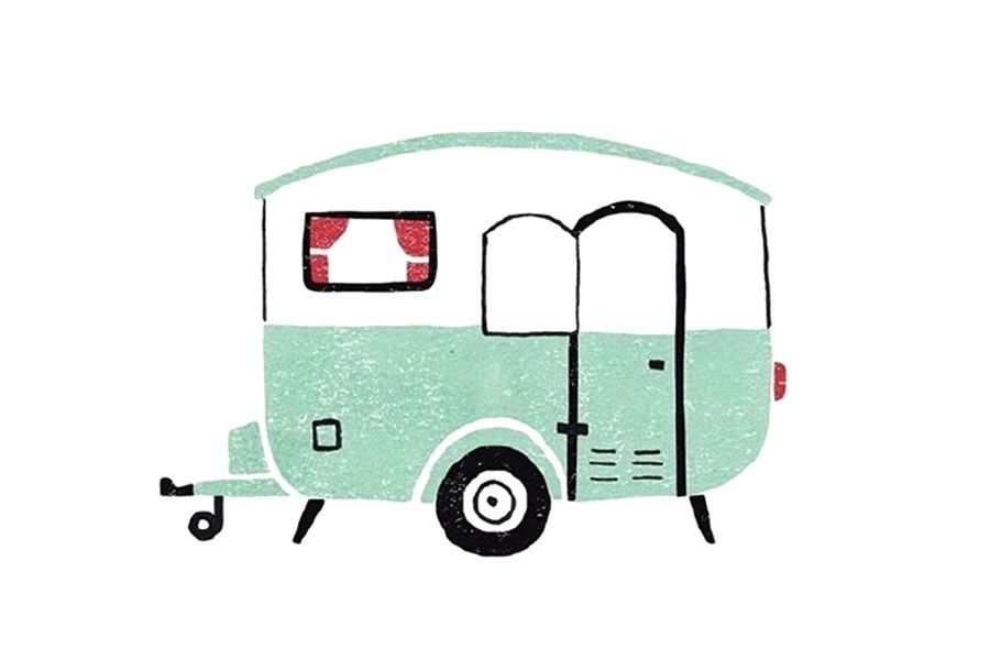 一组浪漫的交通工具简笔画图片