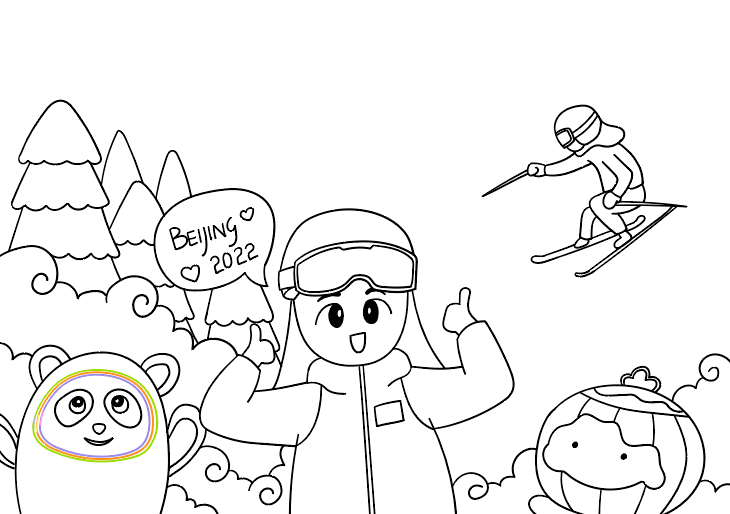 关于冬奥冠军谷爱凌的手抄报-图5