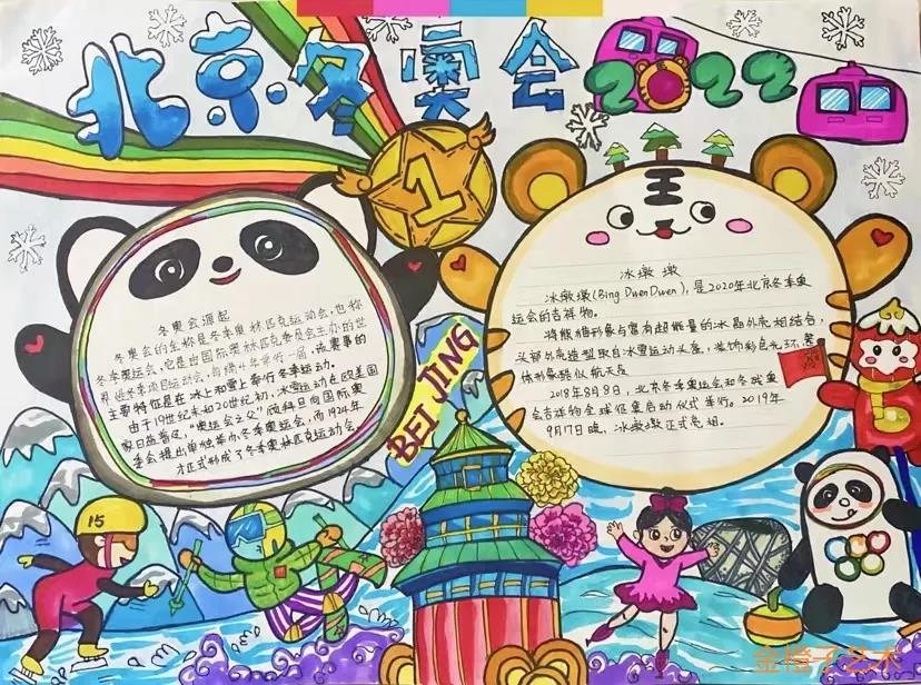 第24届冬季奥林匹克运动会手抄报内容（附模板）-图1