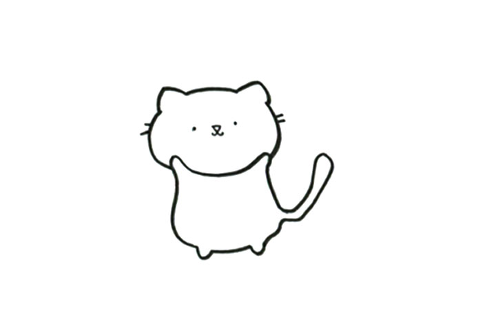 步骤3：添加表情和胡须。