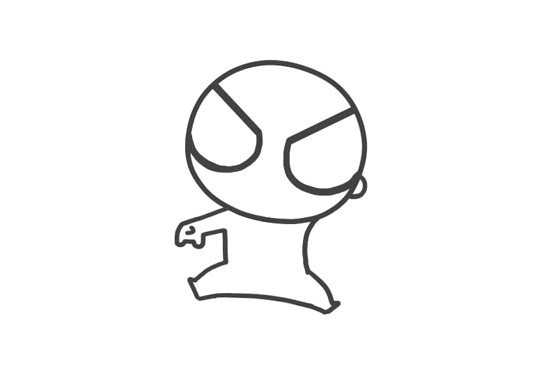 蜘蛛侠怎么画可爱-图5