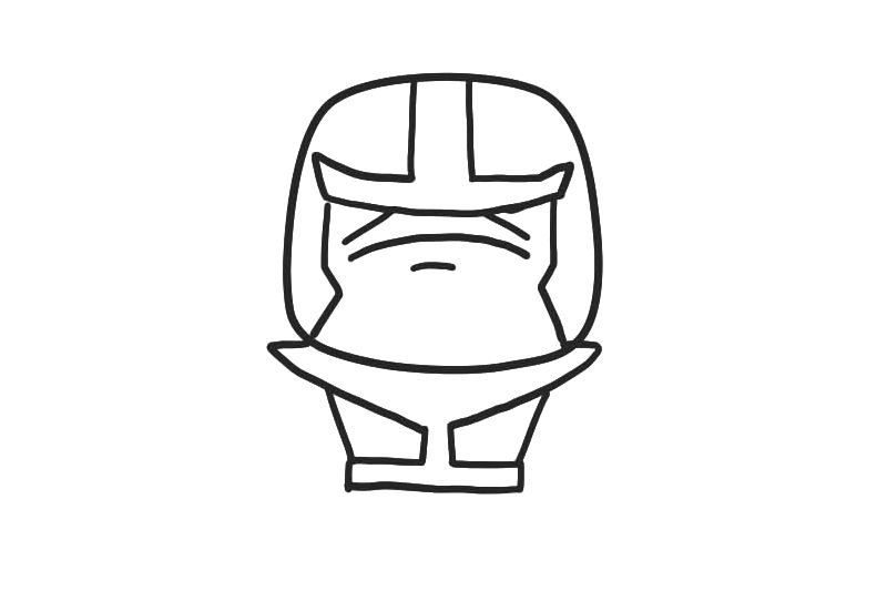 灭霸怎么画-图5