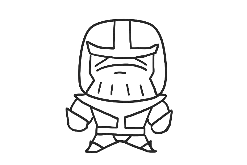 灭霸怎么画-图8