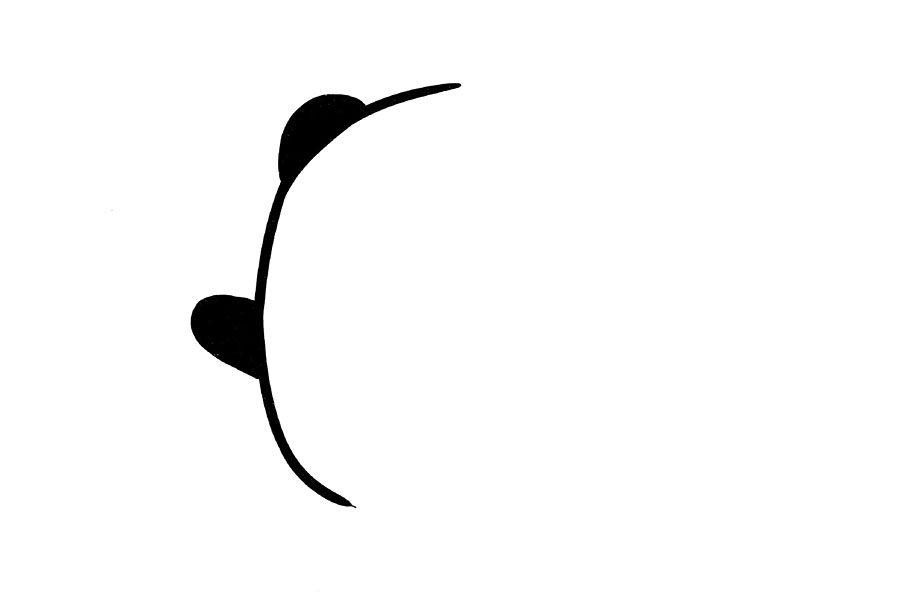 冰墩墩简笔画教程大全-图1