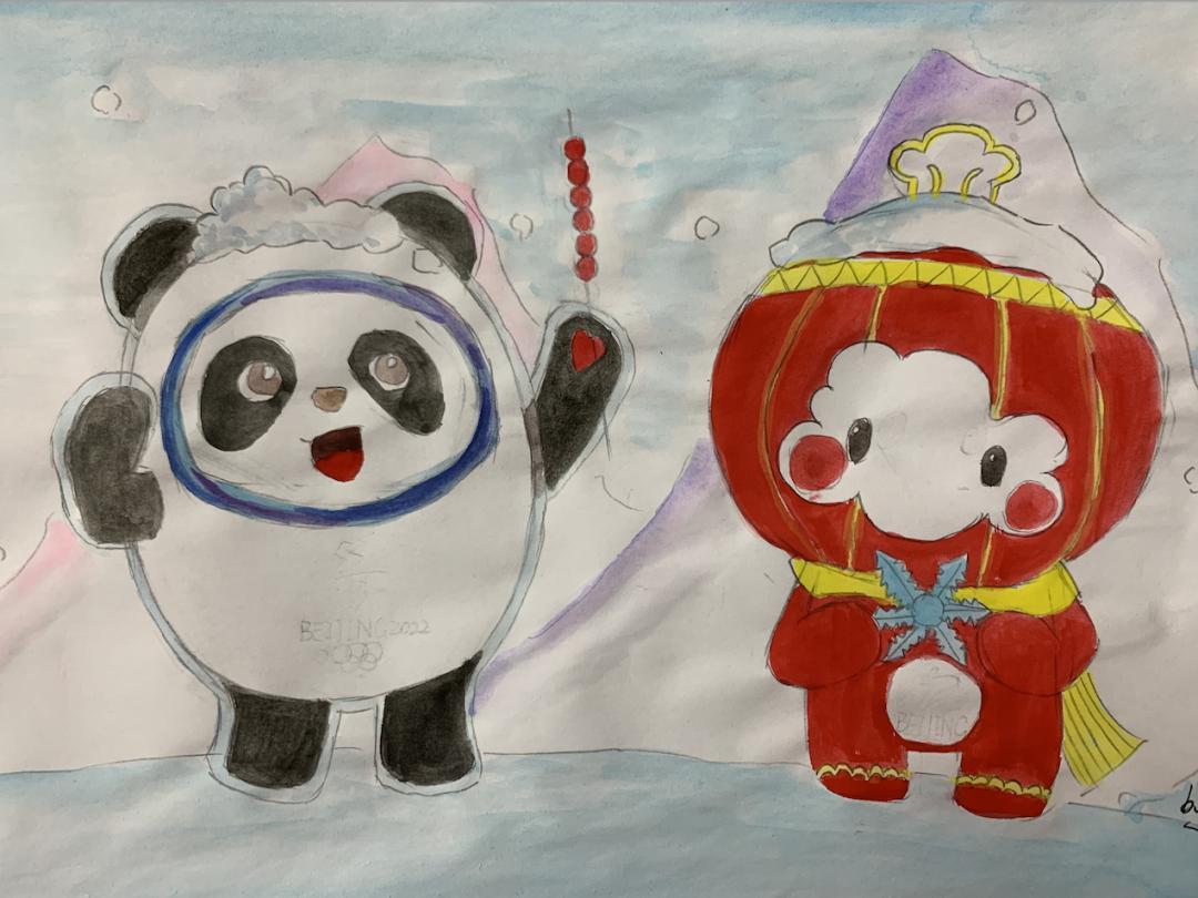 冰墩墩和雪容融的各种画法（15张）-图10