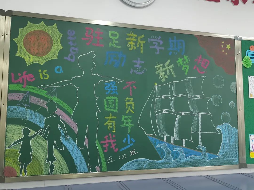 新学期新梦想黑板报版面设计图（13张）-图13