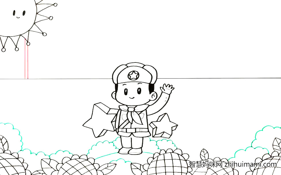 新学期学习雷锋精神手抄报漂亮-图4