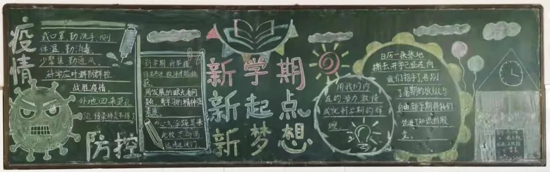 “新学期 新要求 新希望”主题黑板报-图1