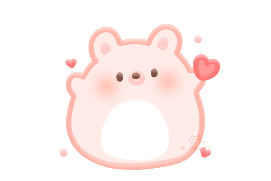 可爱动物软糖简笔画图片-图4