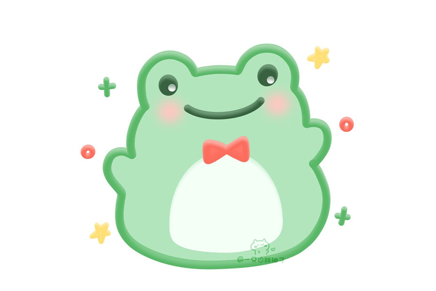 可爱动物软糖简笔画图片-图6