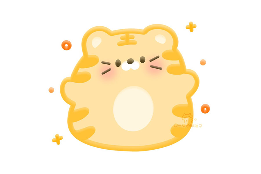 可爱动物软糖简笔画图片-图9