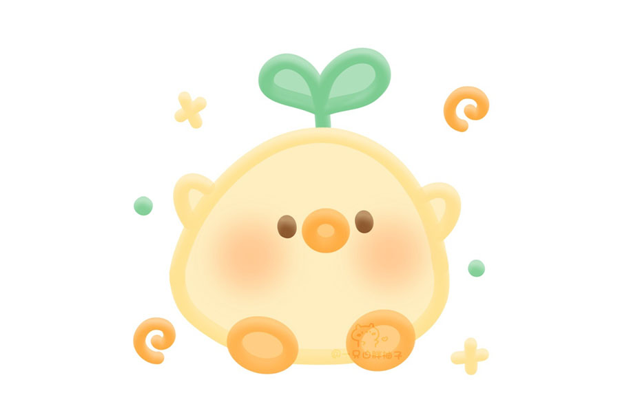 可爱动物软糖简笔画图片-图14