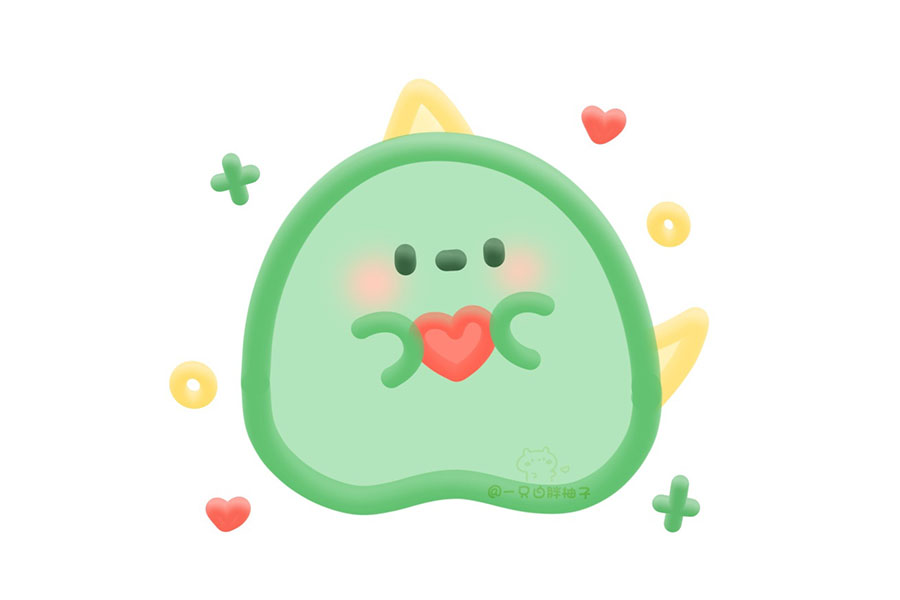 可爱动物软糖简笔画图片-图18