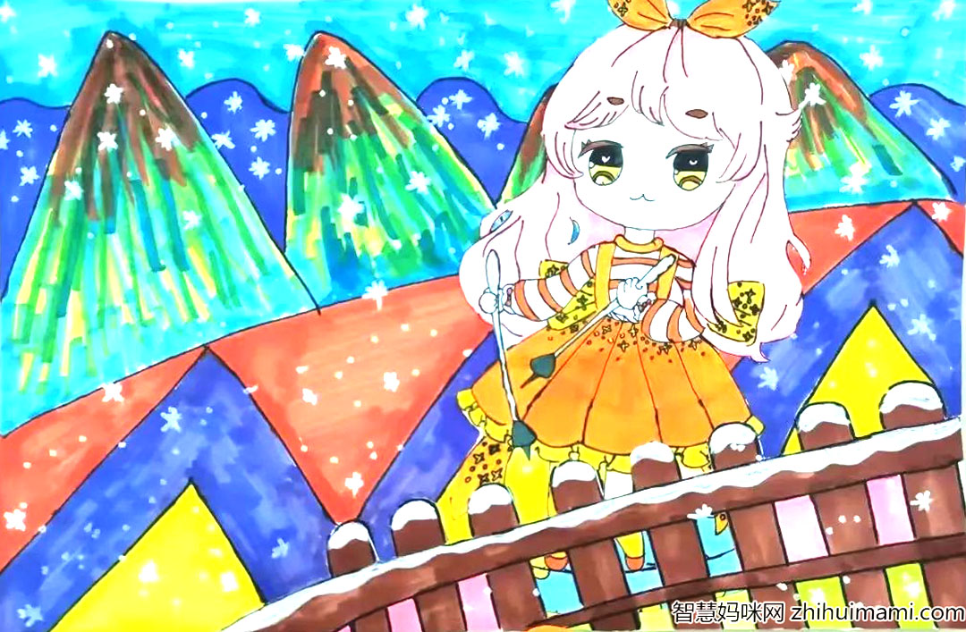 北京冬奥会儿童创意作品欣赏-图2