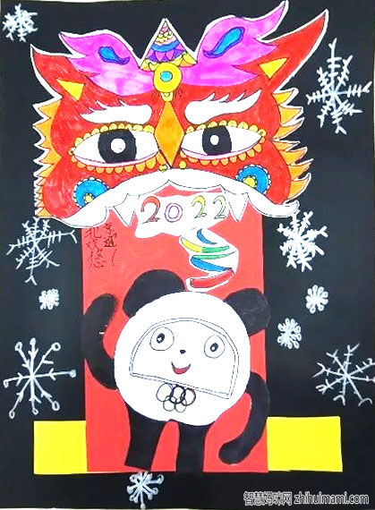 北京冬奥会儿童创意作品欣赏-图3