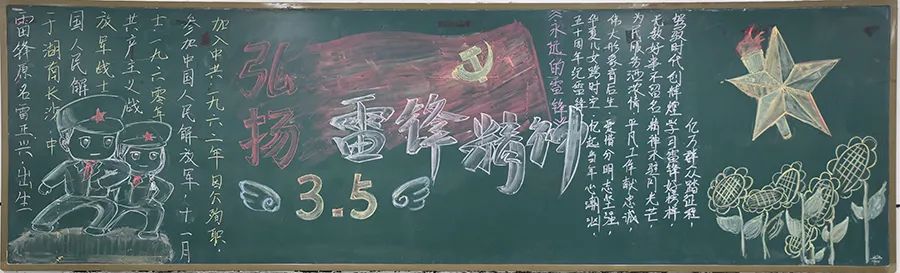 2022雷锋日主题黑板报（12张）-图11