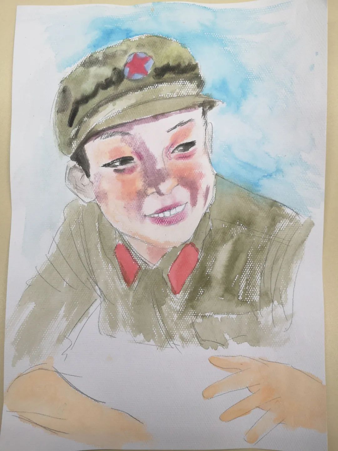 6张漂亮的学雷锋儿童画-图4