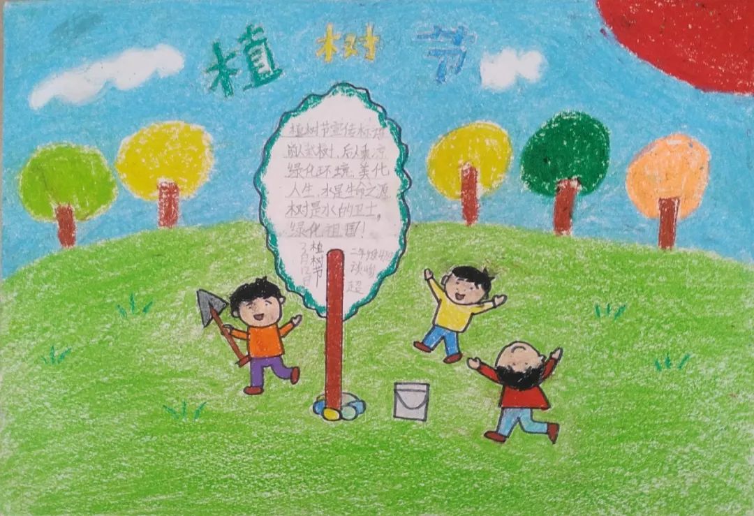 “拥抱春天，播种绿色”主题手抄报-图10