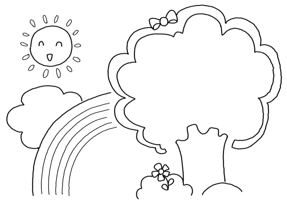 超简单的植树节手抄报画法-图5