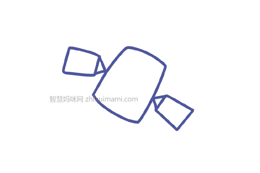 宇宙太空简笔画大全 卫星简笔画-图2