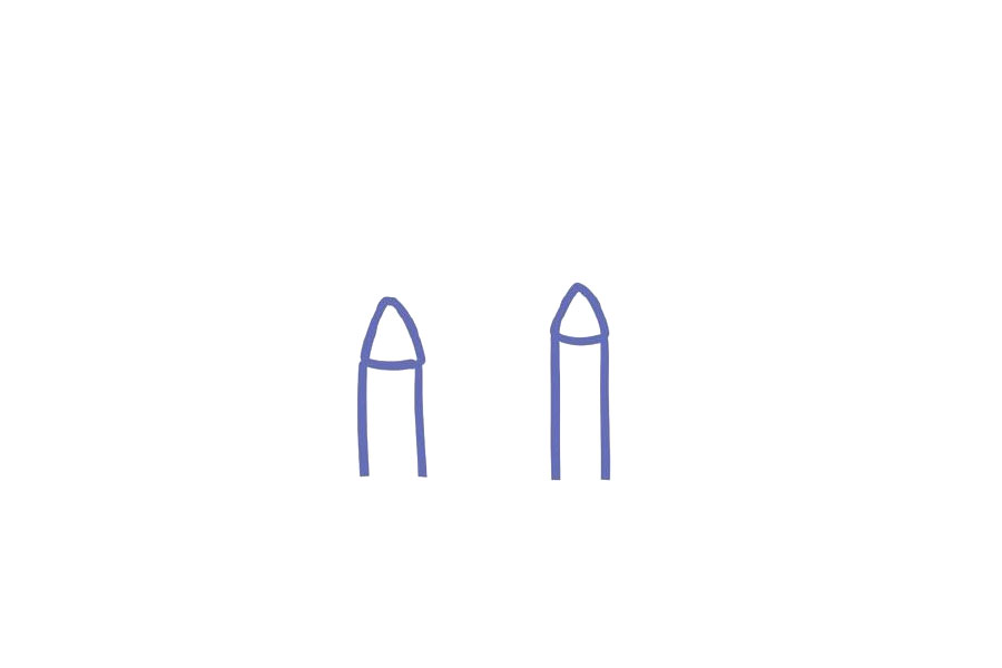 宇宙太空简笔画大全 航天飞机简笔画-图1