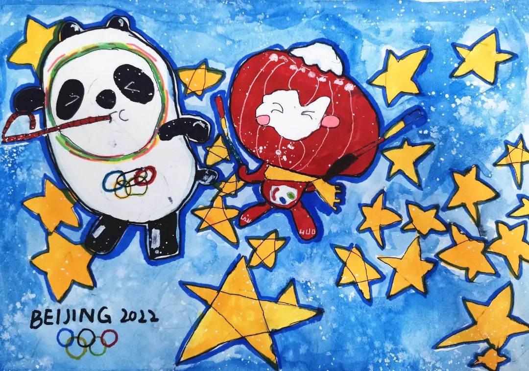 2022冬残奥会主题儿童画（9张）-图8