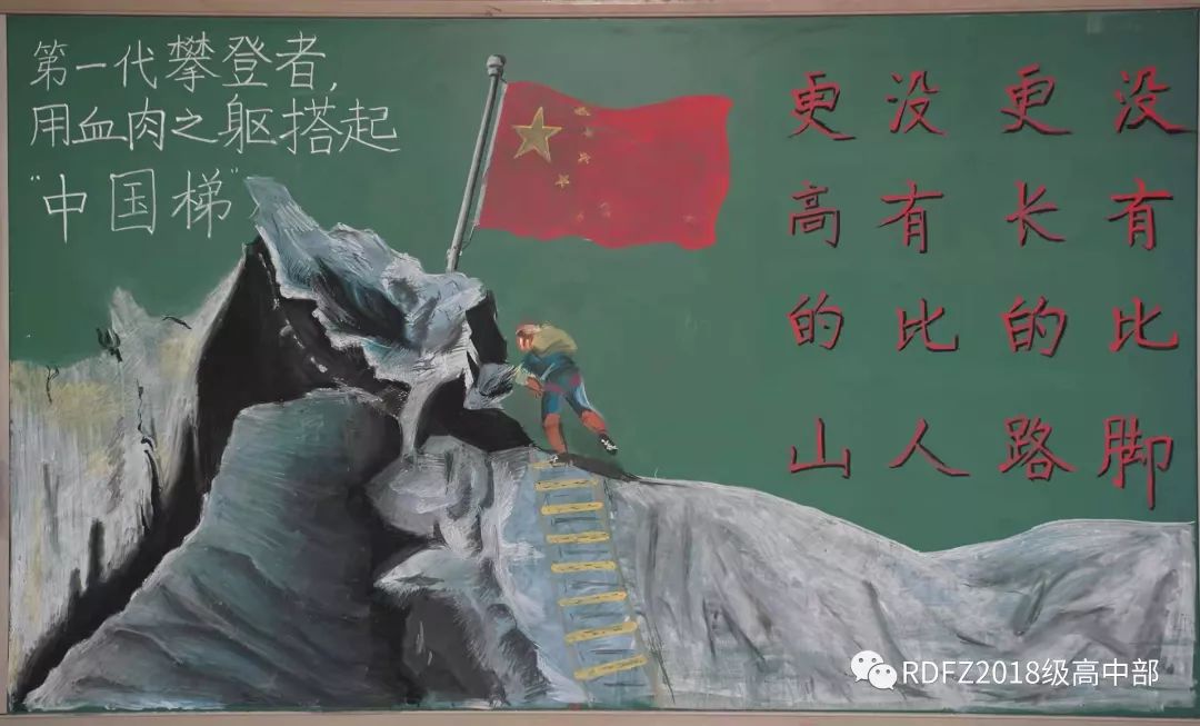 高中生新学期新征程主题黑板报-图15