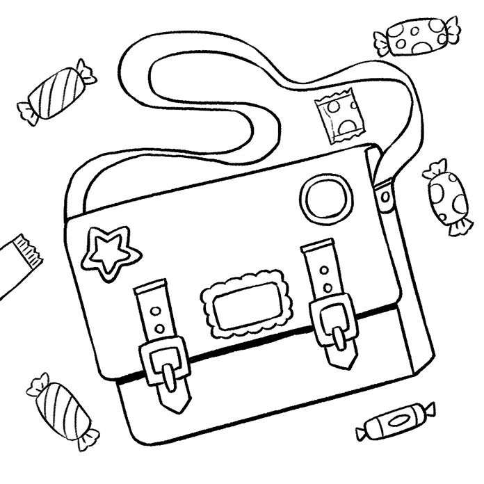 步骤2：铅笔草图完成后，我们用勾线笔对画面进行描线。