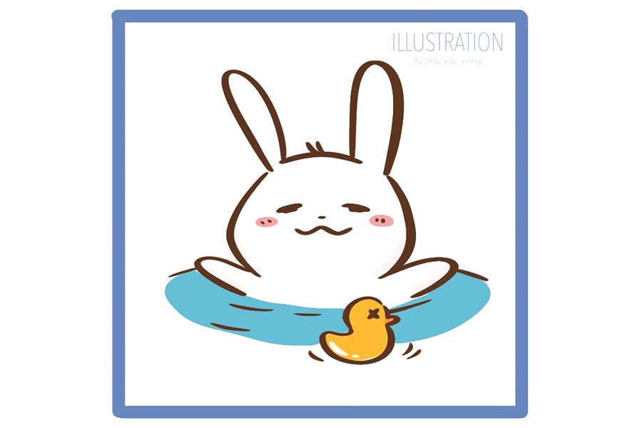 兔子简笔画大全 可爱兔子表情简笔画-图3