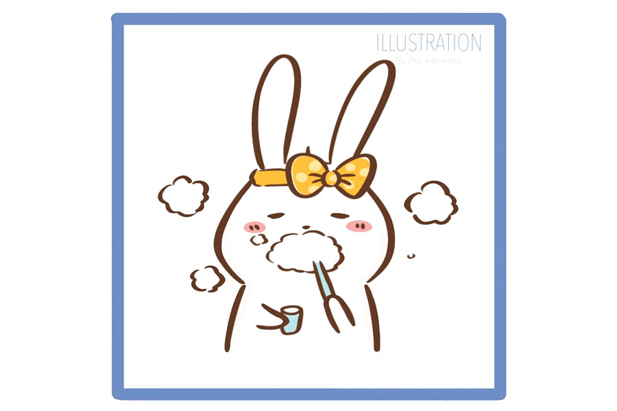 卡通兔子简笔画大全 小兔子表情简笔画-图8