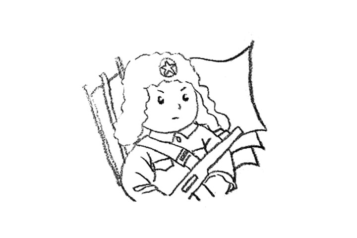 雷锋怎么画-图4