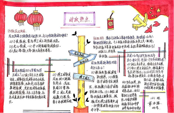 时政热点手抄报怎么画-图2