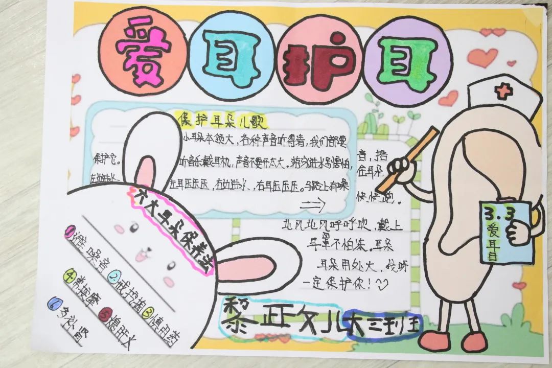 全国爱耳日手抄报内容-图1