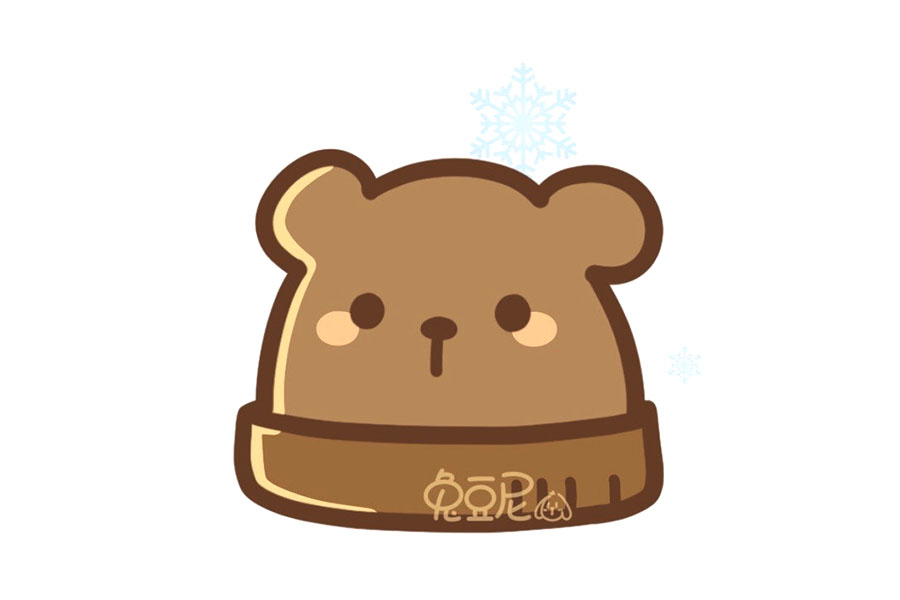 冬日暖暖小物简笔画图片-图3