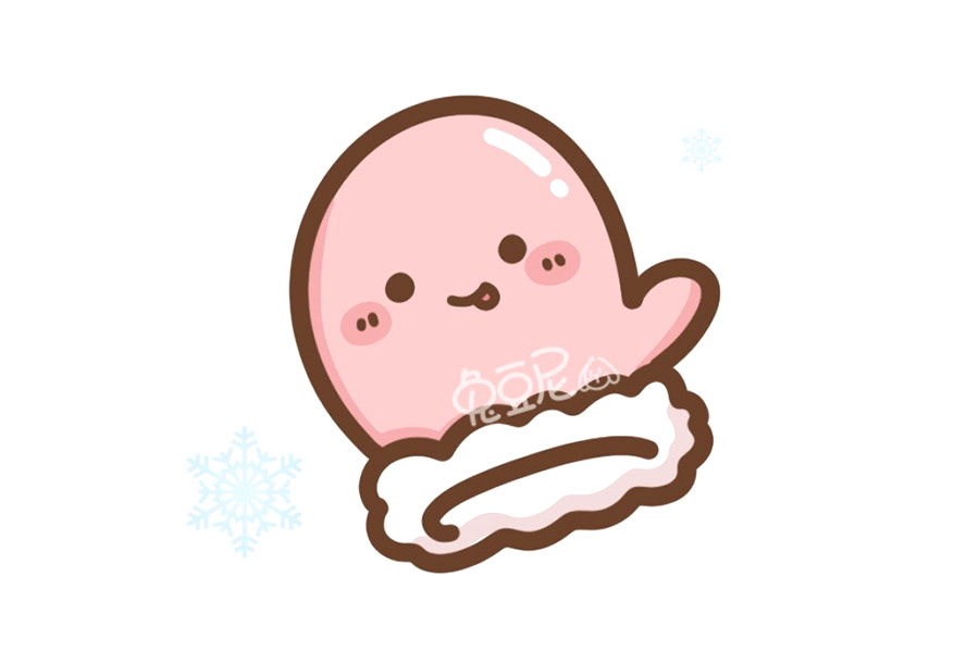 冬日暖暖小物简笔画图片-图5