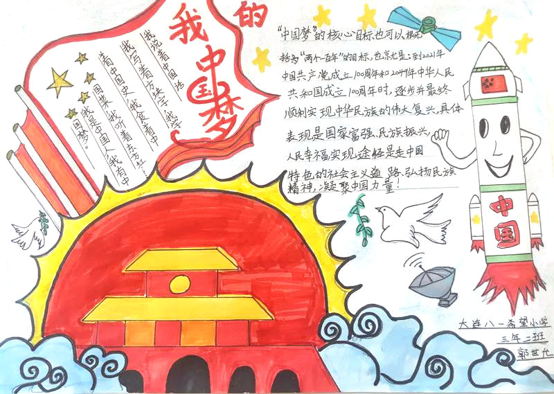 我的中国梦手抄报图片一等奖-图2